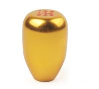 Dfvajwc Shift Lever Stick Handle Aluminum Alloy Universal 5 Speed Car Auto Gear Shift Knob for Manual Transmission Automatic Gear Level(Yellow)