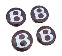 DFVBNH Car Hub Centre Caps for Bentley Continental 2006-2010, Hub Center Cover Wheel Center Hub Caps Waterproof DustProof Wear Resistant Anti Rust Rim Protectors Accessories 4PCS,Red-69MM