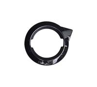 DFVBNH Car Logo Badge Emblem for Volvo V90 2021, Sticker Car Emblem Logo Frame Trim Car Emblem Front Grille Badge Adhesive Exterior Interior Decoration Accessories,Black-Vehicle badge