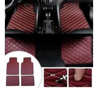 DFVOOP Car Mats, for Dacia Sandero Stepway 3 Extreme 2020-2023 2024 Leather Car Floor Mats,All Weather Waterproof Non-Slip Carpet, Floor Matts Car Accessories,D