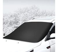 DFVOOP Magnetic Car Windscreen Cover, for O-PEL Vauxhall Mokka X 2013-2018 Ultra Thick Dust Water Resistent Snow Ice Frost Protective Cover Accessories