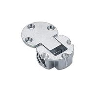 DFWZMQTG 2 Pieces 90 Degree Adjustable Door Flap Hinges Zinc Alloy Back Hinge Lid Concealed