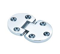 DFWZMQTG 2 Pieces 90 Degree Adjustable Door Flap Hinges Zinc Alloy Back Hinge Lid Concealed for Kitchen Bedroom