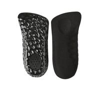 DFWZMQTG Five Minute Shock Absorbing Mat for Sports, Invisible Half Lifting Mat, Comfortable and Casual for Men and Women (Gray, Black, 1cm)