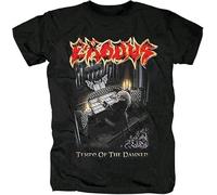 DFXBHW Bloodhoof Exodus Band Pop-Dance Men's Black T-Shirt (UK, Alpha, XL, Regular, Regular, Black)