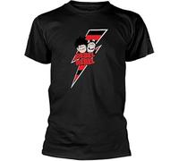DFXBHW Dennis The Menace Rebel Rebel Unisex Black T-Shirt, Size L (UK, Alpha, L, Regular, Regular, Black)