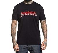 DFXBHW Hatebreed Black Band T-Shirt, American Metalcore Music Tour (UK, Alpha, XL, Regular, Regular, Black)