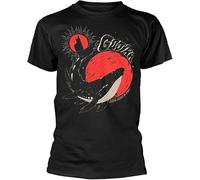 DFXBHW Men's Gojira Whale Sun Moon from Mars to Sirius Organic T Shirt Black