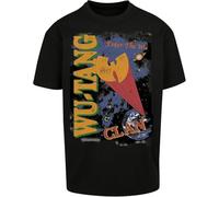 DFXBHW Men's Tang Clan Enter The Wu Oversize Tee T-Shirt Black