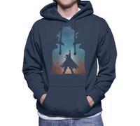 DFXBHW Team Gurren Lagann Men's Hooded Sweatshirt Black