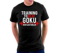 DFXBHW Training to Beat Goku Dragonball T-Shirt Black