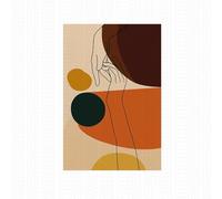 DFZEWKI 1 Line Art Poster, Abstract Style Wall Decor, Frameless Canvas Print, Home Decor, Room Decor,galler(40x80cm(16x31in)/No frame)