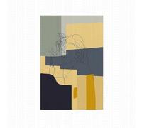 DFZEWKI 1 Line Art Poster, Abstract Style Wall Decor, Frameless Canvas Print, Home Decor, Room Decor,galler(40x80cm(16x31in)/No frame)