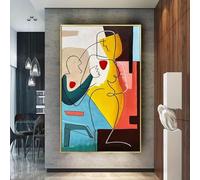 DFZEWKI Abstract Colorful Texture Wall Art Canvas Paintings Pictures Artwork Prints Posters Living Room Home Wall Decor 80x120cm(31x47in) Frameless