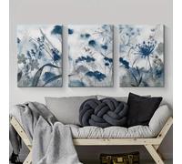DFZEWKI Abstract Plants, Making It a Contemporary Wall Decoration Ideal for Enhancing The Aesthetic of a Living Room, Office(30x40cm(12x16in) x3/No frame)