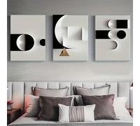 DFZEWKI Canvas Poster, Night Sky Moon Phase Painting, Canvas Wall Art, Artwork Wall Painting For, Bedroom, Office(70x100cm(28x39in) x3/No frame)
