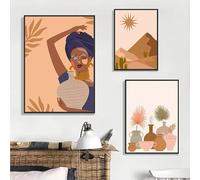 DFZEWKI Modern Neutral Abstract Wall Art, Beige Simple Line Canvas Poster Printing, Living Room, Bedroom and Home Decoration(30x40cm(12x16in) x3/No frame)