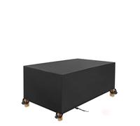 DFZEWKI Waterproof and durable garden furniture cover made of 1280D Oxford fabric, rectangular garden table cover, patio table cover with drawstrings 190x180x75cm