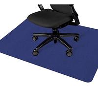 DG Catiee Office Chair Mat,Durable Carpet Floor Protection Mat,Scratch Resistant Computer Rolling Chair Desk Non-Slip Mat for Office/Home (100x120cm,Dark Blue)