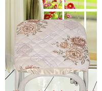 DG Catiee Set of 2 Stool Covers Chair Square Seat Cushion Cover,Square Chair Slipcovers Washable Barstool Restaurant Office Stool Cover (40x40x5cm,B)