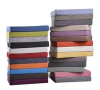 DG Catiee Thick Chair Seat Cushion Square Dining Chair Cushion,Non-Slip Chair Pad Thick Armchair Booster Cushion for Home/Garden/Office/Sofa (25x25x10cm,Brown)