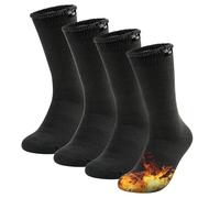 DG Hill (2pk or 4pk Kids Thermal Winter Socks, Thick Insulated Heated Boot Socks for Cold Weather, Girls and Boys Small