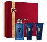 Dolce & Gabbana K Eau De Parfum Aftershave Balm + Shower Gel Gift Set 100ml