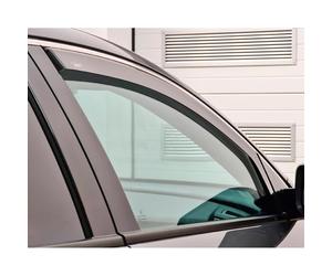 DGA Wind Deflectors compatible with Toyota Hilux VIII Pickup 4-doors 2015- in acelift (2-pieces), Grey