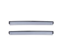 DGA Wind Deflectors (Rear) compatible with Peugeot 2008 I 2013-2019 (2-pieces), Grey