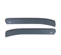 DGA Wind Deflectors (Rear) compatible with Seat Leon (5F) HB 5-doors 2012-2020 (2-pieces), Grey