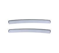 DGA Wind Deflectors (Rear) compatible with Seat Leon II (1P) 2005-2012 (2-pieces), Grey