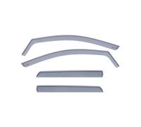 DGA Wind Deflectors Set compatible with Peugeot 3008 II 2016-2024 (4-pieces), Grey