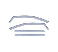 DGA Wind Deflectors Set compatible with Peugeot 5008 II 2016-2024 (4-pieces), Grey