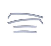 DGA Wind Deflectors Set compatible with Seat Leon II (1P) 2005-2012 (4-pieces), Grey