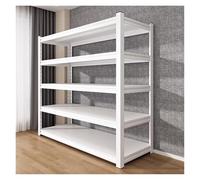 DGAMHF 5-Tier Metal Shelving Unit, 160cm/183cm High Adjustable Garage Shelves, Industrial Utility Shelf Rack For Garage Warehouse Basement, Boltless Assembly(110x40x183cm)