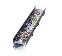 DGAMHF Stainless Steel Trench Drain Kit, Outdoor Sidewalk Bath Floor Drainage Kit, Trench Drain System For Garage Driveway Garage Yard Lawns Garden(100x26x30cm)