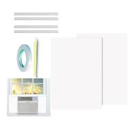 Dgayaeic Ac Insulated Side Panels for Window Units - Dust Proof Foam Insulation Board - Air Conditioner Side Insulating Panel Kit - for Home Dorm Living Room Bedroom Room Home Inside Outside Winter