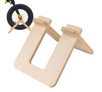 Dgayaeic Children's Balance Bikes Rack, Kids Bicycles Storage, Wooden Display Rack, Space-Saving, Stylish And Functional, 20.8 X 7 X 1.2cm Great Gift Idea For Child’s Birthday, Or Just Surprise
