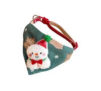 Dgayaeic Christmas Cat Costume Collar | Adjustable Elastic Holiday Pet Costume - Christmas Kitten Bandana,for Family Gathering Photoshoot Role Play Performance