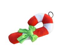Dgayaeic Dog Squeak Toys Cute Christmas Squeaky Plush Candy Cane | Stuffed Puppy Chew Toys for Aggressive Chewers Entertainment Teething Home Party