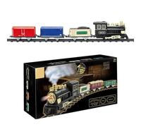 Dgayaeic Electric Trains Retro Educational Music Toy with Lights | Funny Party Game Train Toy Set for Home Kindergarten Preschool Nursery Living Room