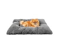 Dgayaeic Extra Large Plush Dog Crate Mat - Super Soft Pet Bed With Pillow