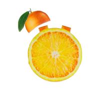 Dgayaeic Fun Orange Fruit Costumes, Funny & Eye-Catching Design, Polyester, Sliced Fruit Vegetable Costume, Halloween Funny Set with Hat, Easy to Wear & Remove, or Women Men Boys Girls