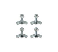 Dgayaeic L Track Threaded Stud Fitting | Heavy-Duty Bolt Down Anchors Points for Truck Bed | Modification Automotive Tie Down Hardware for Trailer Cargo Control Aircraft Van SUV Truck Bed ATV