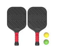 Dgayaeic Paddle Ball Rackets | High Elastic Widened Set | Lightweight Fiberglass, Sports Ball Rackets with Anti-Slip Handle for Men, Women
