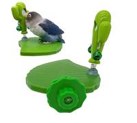 Dgayaeic Parrot Play Stand | Cactus Leaves Parrot Play Stands | Cage Accessories Enrichment Toy Exercise Perch for Lovebird Conure Canarie