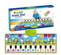 Dgayaeic Piano Musical Mat,Piano and Dance Toddler Music Mat - Instruments Effects Parent-Child Interaction Indoor Early Learning Toy for Boys Girls Development
