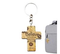 Dgayaeic Religious Bag Charm, Christian Scripture Keychain Pendants, Religious Key Chain for Men Women Prayer Pastors Easter Christmas Baptism Church School Graduation Travel Pastors