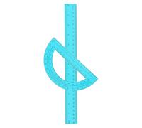 Dgayaeic Ruler and Protractor Kit,Math Learning Teaching Stationery | Protractor Ruler Geometry Kit - for Home, Classroom, Office, Students, Teachers, Engineers, Architects, Staffs