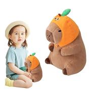 Dgayaeic Stuffed Capybara | Cartoon Cute Frog - Soft Stuffed Cute Doll - for Sofa Home Shelf Living Room Desk Birthday Enthusiasts Kids Boys Friend Girls Fans